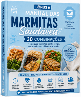Capa Manual das Marmitas Saudáveis (30 Combinações)