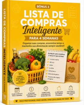 Capa Lista de Compras Inteligente para 4 Semanas